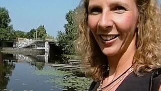 Pretty German babe shares dick with hot blonde MILF