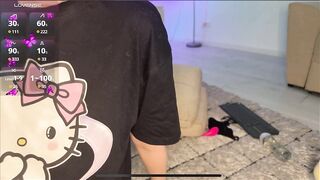 Finally fingering tight anal in doggystyle