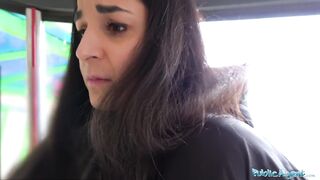 Public Agent Hot creampie climax after outdoor steamy sex session