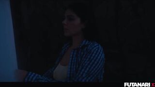 Lost in the Woods - Veronica Leal grows Futa Cock From Native Shemale Ghost and Face Fucks Vale Nappi