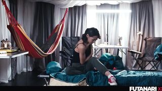 Lost in the Woods - Veronica Leal grows Futa Cock From Native Shemale Ghost and Face Fucks Vale Nappi