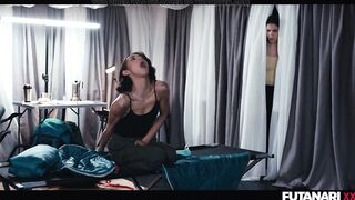 Lost in the Woods - Veronica Leal grows Futa Cock From Native Shemale Ghost and Face Fucks Vale Nappi