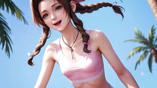 Tifa, Aerith & Yuffie's: Cock Training Summer Camp (Voiced Gooning Encouragement)