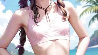 Tifa, Aerith & Yuffie's: Cock Training Summer Camp (Voiced Gooning Encouragement)