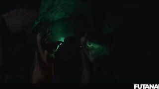 Lost in the Woods - Veronica Leal grows Futa Cock From Native Shemale Ghost and Facefucks Vale Nappi