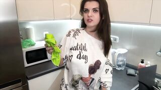 Stepmother with fat cock was caught by her horny Stepson and she made him suck her cum