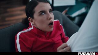 TRANSGENDER SURPRISE - Real Futa fuck hot girls and explode with a huge load of cum