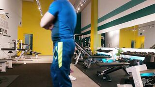 TRANS ANGELS - Izzy Wilde Is Ready For A Steamy Workout Session With Her Hot Personal Trainer