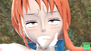 Luffy and Nami Fuck in Wano [One Piece Hentai Parody]