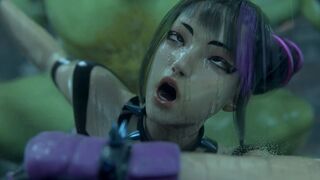 Gifdoozer Juri X Blanka Intense Anal Sex: Hot, Hardcore Fucking with Sweet, Gaping Ass and Intense Pleasure