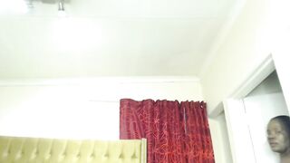 Horny Black Mom Moaning And Bouncing Large Boobs