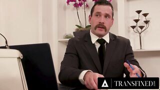 TRANSFIXED - Sexy Aubrey Kate Fucks Aroused Hung Lawyer After Filing For Divorce Papers