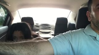 My hot friends seduce each other in my car until they orgasm.