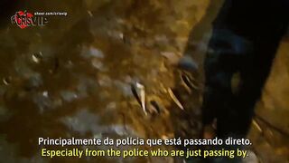 Trailer: Gangbang - Gifted black guy fucked me without a condom and came inside in front of his cuckold husband - Cristina Almeida - Dogging 36