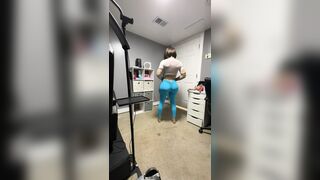 Hot trans CD huge cock nice ass big tits teasing huge cock