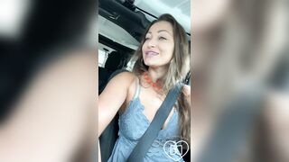 Dani Daniels Public Car Masturbation
