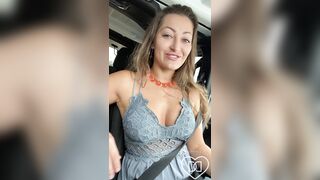Dani Daniels Public Car Masturbation