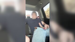 Getting A Messy Creampie In A Backseat Quickie After Lunch With FWB