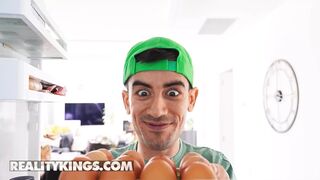 REALITY KINGS - Blondie Fesser Takes Control And Rides Her Stepson’s Face & Cock Like a Pro