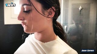 ITALIAN petite TOURIST GIRL invites me to her apartment after fucking in BARCELONA BEACH