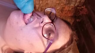Bed Bunny and the little Fox plays with her pussy
