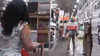Clown Fucks Latina Whore At The Most Famous Hardware Store