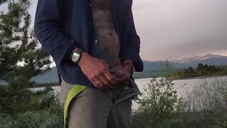 Nature Calls, vocal, dirty talk male orgasm outdoors in the Mountains