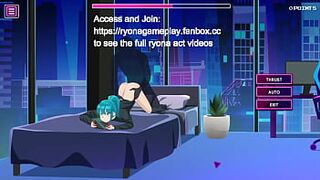 Cute gamer lady having sex in night gamer new erotic hentai game video