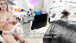 stepson convinces stepmom to fuck him and then stepmom makes him cum inside her huge creampie pov