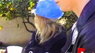 Kinky dyke babes strapon fucking in luscious threesome