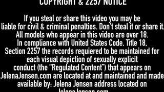 Busty Brunette Jelena Jensen & Jayden Cole Eat & Lick Pussy!