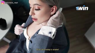 The Teacher Fucks A Young Student and Lets It Down On her Face! I Sold My Pussy For A Good Mark!