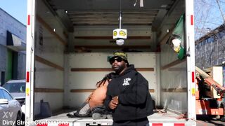 MOLLIE DA NYMPHO FUCKED IN THE TRUCK ON BLUE MOVIE VOL.47