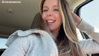 Day in the life of a Camgirl! Testing new toys in the DRIVE THRU + MALL! So Many Orgasms!!