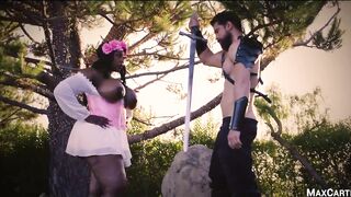 Black princess loses her virginity to handsome warrior