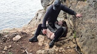 OCEANFRONT (CLIFFSIDE) SEX ON THE EDGE OF CALIFORNIA