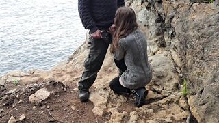 OCEANFRONT (CLIFFSIDE) SEX ON THE EDGE OF CALIFORNIA