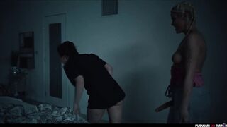 Police Officer Break Into Alien Futa House - Sex Craving Parasites Turns Hot Girls into Shemale