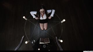 3D Anime Horror - Nerdy Girl Leana Lovings Summons Sex Demon And Gets Monster Fucked Unbirth