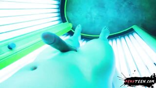 PervTeen – Sneaky Sex at Tanning Salon with Chubby Busty Teen