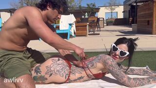 CAUGHT FUCKING TINY TATTOOED GOTH GIRL IN CAR - zane walker, awlivv