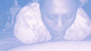 Woke up hubby up to suck his dick until he came in my mouth ????