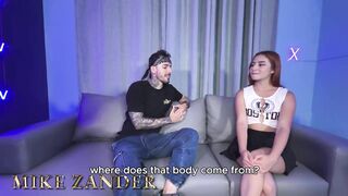 Beautiful latina presents her first casting and lets me taste her tight pussy