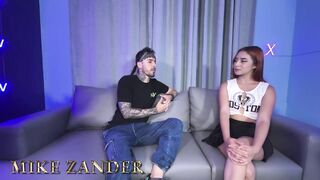 Beautiful latina presents her first casting and lets me taste her tight pussy