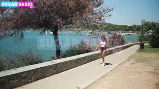 GREEK KAMAKI WITH DIANA GABROVSKA : SUGARBABESTV