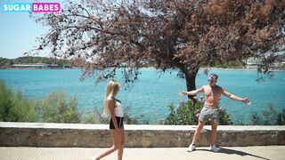 GREEK KAMAKI WITH DIANA GABROVSKA : SUGARBABESTV