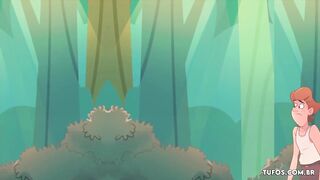 Peeing behind the bush - The Caipiras Movie, porn cartoon!