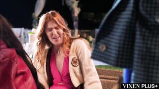 VIXENPLUS Stunning Bride Has First Anal Experience At Hotel Vixen