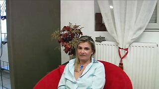Slutty French MILF gets DP before huge facials