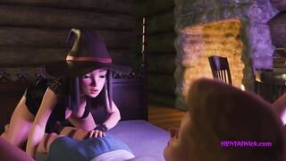 Magic gets Dirty too...First Anal Try for Perv Magician Babe - HQ Exclusive Animation